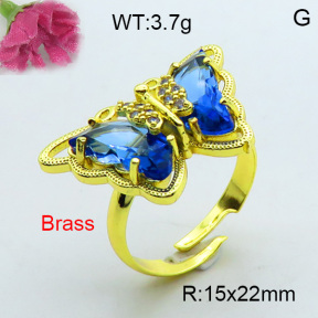 Fashion Brass Ring  F3R400394bhva-J17