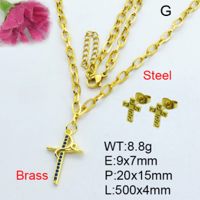 Fashion Brass Sets  F3S007041bhia-J17