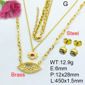 Fashion Brass Sets  F3S007047ahpv-J17