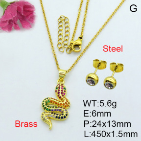 Fashion Brass Sets  F3S007052ahlv-J17