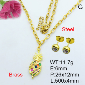 Fashion Brass Sets  F3S007053ahlv-J17