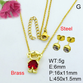 Fashion Brass Sets  F3S007055vbpb-J17