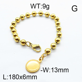 SS Bracelet  6B2002868vbnb-368