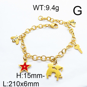 SS Bracelet  6B3001665abol-434