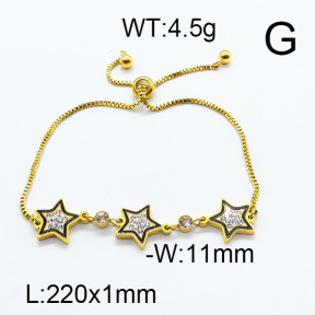 SS Bracelet  6B4002354bvpl-434