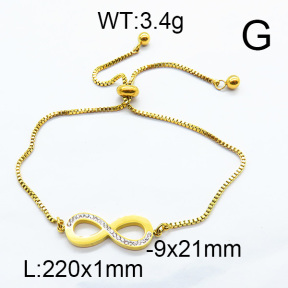 SS Bracelet  6B4002357bbov-434