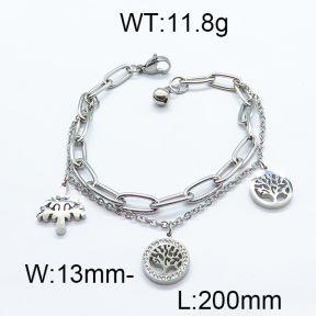 SS Bracelet  6B4002376vbpb-434