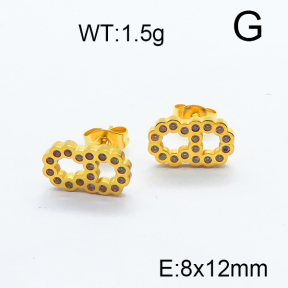 SS Earrings  6E4003300bbml-434