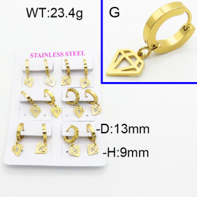 SS Earrings  3E2003930bhhk-450