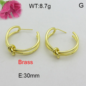 Fashion Brass Earrings  F3E200185vbnb-L017