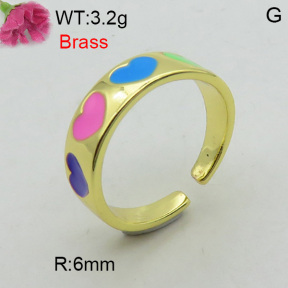 Fashion Brass Ring  F3R300029ablb-L017