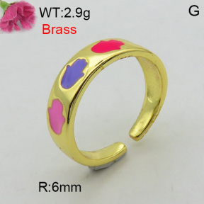 Fashion Brass Ring  F3R300030ablb-L017