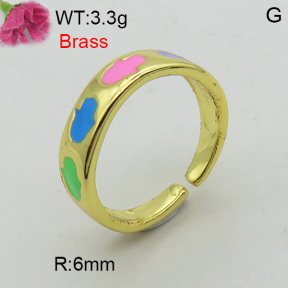 Fashion Brass Ring  F3R300031ablb-L017