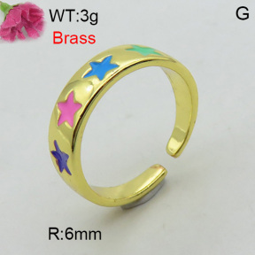 Fashion Brass Ring  F3R300035ablb-L017