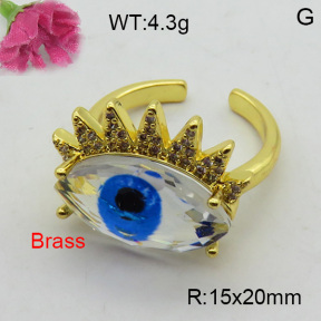 Fashion Brass Ring  F3R400406vbnb-L017