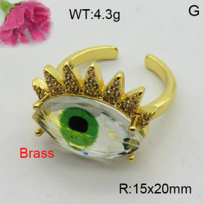 Fashion Brass Ring  F3R400407vbnb-L017