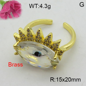 Fashion Brass Ring  F3R400409vbnb-L017