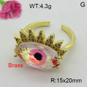 Fashion Brass Ring  F3R400411vbnb-L017
