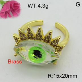 Fashion Brass Ring  F3R400413vbnb-L017