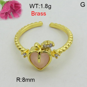 Fashion Brass Ring  F3R400414ablb-L017