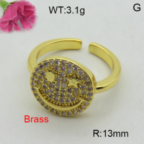 Fashion Brass Ring  F3R400415ablb-L017