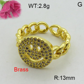 Fashion Brass Ring  F3R400416ablb-L017