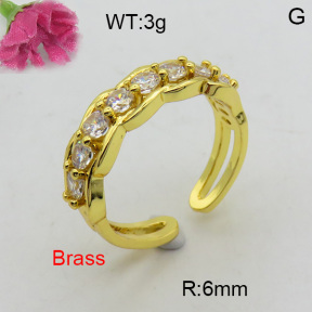 Fashion Brass Ring  F3R400420baka-L017
