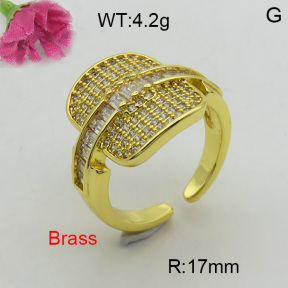 Fashion Brass Ring  F3R400421vbmb-L017