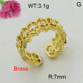 Fashion Brass Ring  F3R400422vbmb-L017