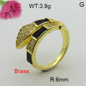 Fashion Brass Ring  F3R400424vbmb-L017