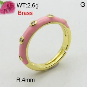 Fashion Brass Ring  F3R400429vbmb-L017