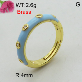 Fashion Brass Ring  F3R400430vbmb-L017