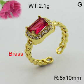 Fashion Brass Ring  F3R400433ablb-L017