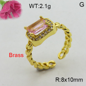 Fashion Brass Ring  F3R400435ablb-L017