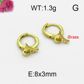Fashion Brass Earrings  F5E200002bbov-J125