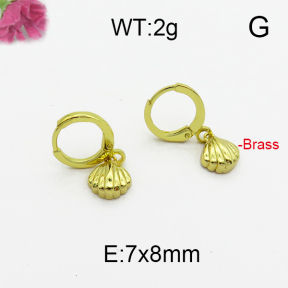 Fashion Brass Earrings  F5E200003vbpb-J125