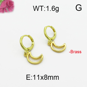 Fashion Brass Earrings  F5E200009bbov-J125