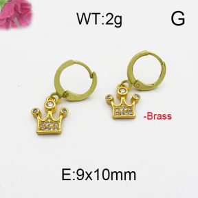 Fashion Brass Earrings  F5E400002bhva-J125