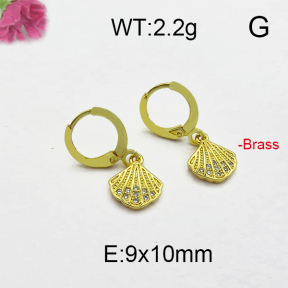 Fashion Brass Earrings  F5E400004bhva-J125
