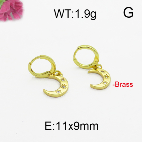 Fashion Brass Earrings  F5E400014vhha-J125