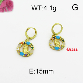 Fashion Brass Earrings  F5E400015vhov-J125