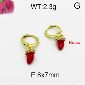 Fashion Brass Earrings  F5E400017ahjb-J125