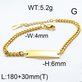 SS Bracelet  6B2002876vbll-418