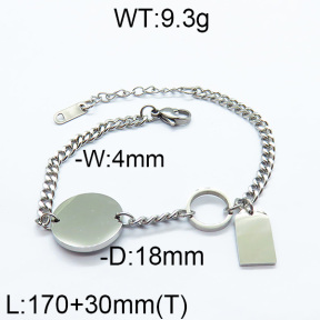 SS Bracelet  6B2002898vbmb-418