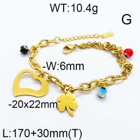 SS Bracelet  6B3001666bbov-418