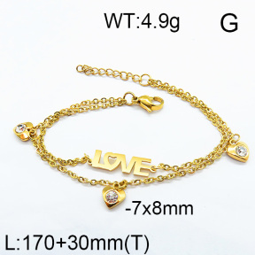 SS Bracelet  6B4002383bbov-418