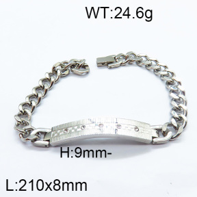 SS Bracelet  6B4002386vbpb-418