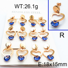 SS Earrings  6E4003302bika-418