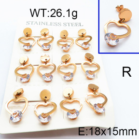 SS Earrings  6E4003303bika-418