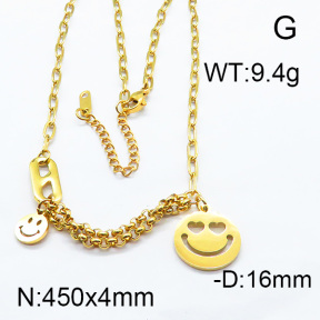 SS Necklace  6N2003006vhha-418